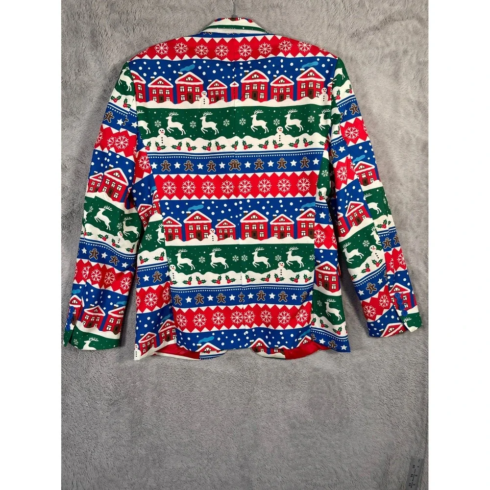 Opposuits‎ Christmas Holiday Blazer Jacket M US 38-40 Festive Party Fun READ
